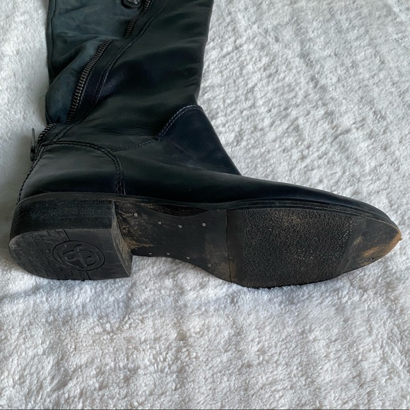 W9 Sam Edelman Leather Riding Boots with zipper hardware - Picture 7 of 12